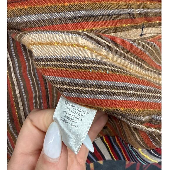 Vintage Christopher & Banks Women Cotton Lightweight Small Jacket Western Rodeo - Picture 5 of 9